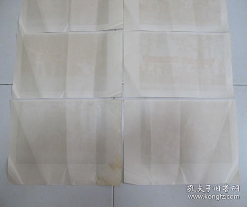 沙家浜及紅色娘子軍 樣板戲年畫宣傳畫,差品,原對開裁成單圖